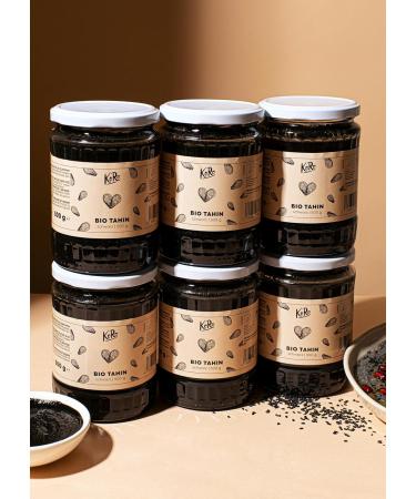 KoRo - Koro - Organic black tahin (Sesame puree) - 6 x 500g - A real treat made from 100% organic black sesame seeds. - Buy Online on GoSupps.com