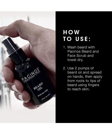 Pacinos Beard Oil for Men | 2 oz - Premium Grooming Product - Buy Online on GoSupps.com