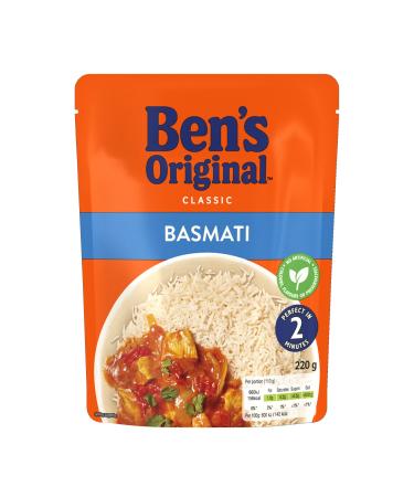 Ben's Original Basmati Microwave Rice 220g 220.00 g (Pack of 1)