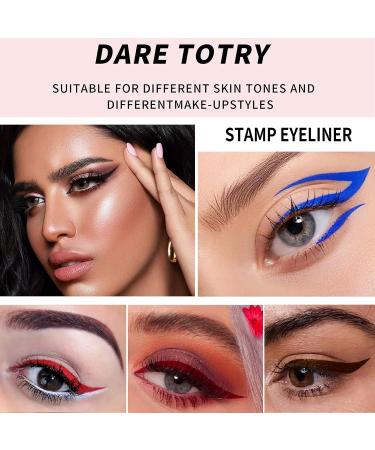 Winged Colored Eyeliners Set - 5 Colors Liquid & Pencil Stamps for All Eye Shapes | Waterproof Cat Eye Liners for Women - Buy Online on GoSupps.com