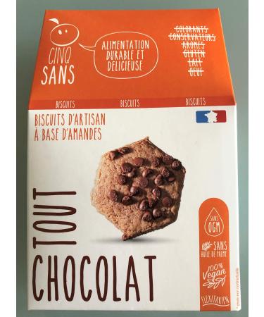 Sweet Biscuit All Chocolate 100g / CINQ SANS / ORGANIC, Healthy, Gluten Free