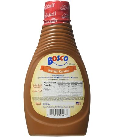 Bosco Syrup Sea Salt Caramel 15 oz - 6 Pack | Premium Quality Syrup - Buy Online on GoSupps.com