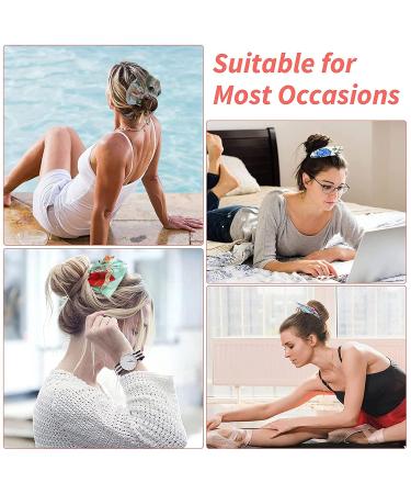 4 Pieces Hair Bun Maker | Reusable Donut Hair Twist Clips for Thick & Long Hair | Perfect Hair Knot Tool & Accessory - Buy Online on GoSupps.com