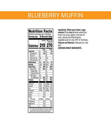 Kellogg's Frosted Mini Wheats Blueberry Muffin Cereal 14.3oz - Kids Snack - Buy Online on GoSupps.com