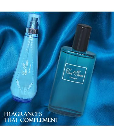 Cool Ocean Couple Set Perfume for Women/Men Eau De Parfum - Amber Floral Jasmine Bourbon Vanilla & Woods Oriental-Floral Women/Men Cologne with a Modern Twist Elegant 100ml Bottle for Best Gift - Buy Online on GoSupps.com
