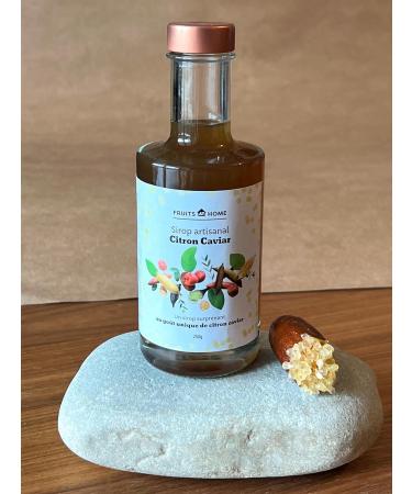 Fruits at home - Lemon caviar Elixir syrup (260 ml) - Buy Online on GoSupps.com