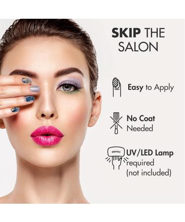 MOYOU LONDON Semi-Cured UV Gel Strips - 20 Salon Quality Nail Foils - Perfect for DIY Manicure - Toucan Do It | International Shipping Available - Buy Online on GoSupps.com