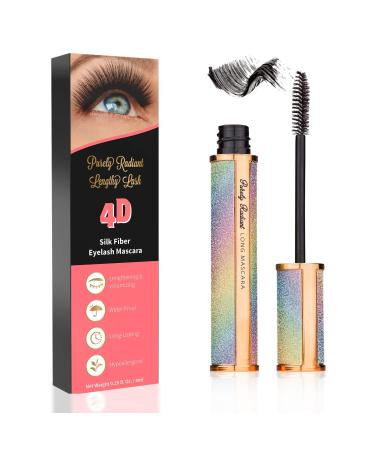 4D Silk Fiber Lash Mascara | Hypoallergenic Cruelty-Free for Long Eyelash | All-day formula No-hassle removal No clumping Waterproof Mascara | Smudge-proof fiber mascara