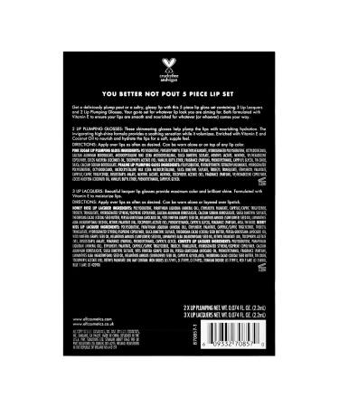 Buy e.l.f. You Better Not Pout 5-Piece Lip Set - Bold Shades Lip Lacquer & Plumping Gloss | International Shipping - Buy Online on GoSupps.com