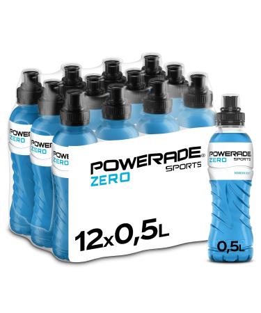 Powerade Sports Mountain Blast Zero & Low-Calorie Electrolyte Sports Drink Bundle (12 x 500ml) - Refreshing Fruit Mix Taste Perfect for Active Lifestyles - Buy Online on GoSupps.com