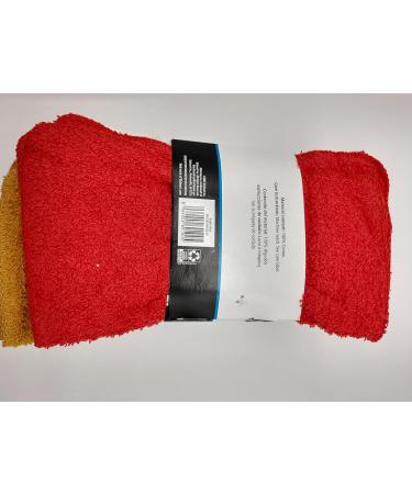 Mainstays 18 Pack Assorted Bright Cotton Terry Washcloths Rags - Thin & Absorbent - Buy Online on GoSupps.com
