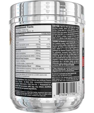 Six Star Pre-Workout Explosion Icy Rocket Freeze - 7.41 oz (210 g) - Boost Energy & Performance - Buy Online on GoSupps.com