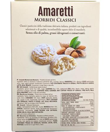 Falcone Soft Almond Amaretti 170g Pack of 3 Amaretti Mandorle Morbidi with Italia Solutions Kitchen Conversion Card - Buy Online on GoSupps.com