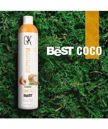 GK Hair Global Keratin Coco 1000ml - Vegan Smooth Keratin Treatment for Silky Ruff-Free Hair | Best Brazilian Blowout Smoothing - Buy Online on GoSupps.com