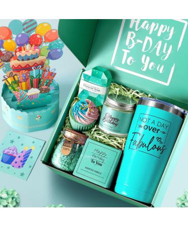 Birthday Gifts for Women Happy Birthday Gift Basket for Her Mom Wife Daughter Sister Girlfriend Colleague Unique Relaxing Spa Birthday Gift for Women 30th 40th 50th 60th 70th
