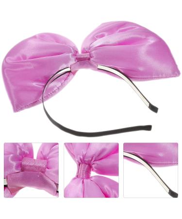 Lurrose Giant Bow Hairband - Large Purple Bow Christmas Headband for Women | Xmas Cosplay Party Supplies - Buy Online on GoSupps.com