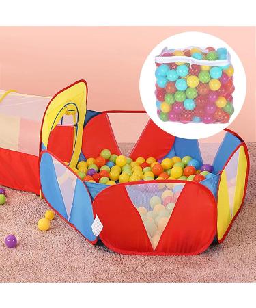 50 Colorful Plastic Ball Pit Balls - Baby and Dog Play Toys - Small Fun Balls for Kids - Buy Online on GoSupps.com