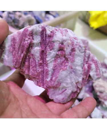 Crystal Rough Home Decor 80-560g 1pcs Natural Tourmaline of Plum Blossom Crystal Cluster Specimen Stones for Teaching Dream Home Decor Gifts Natural Crystal (Size : 2 (Size : 80-100g) - Buy Online on GoSupps.com