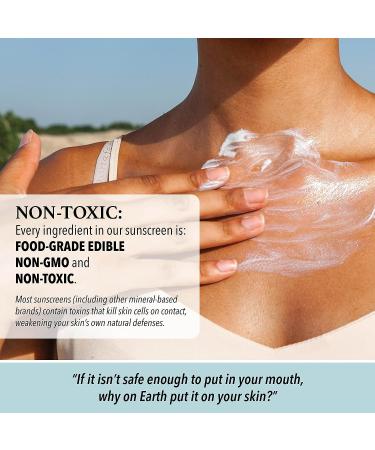 3rd Rock Sunblock Sunscreen Lotion SPF 35 - 3.3 OZ (1 Pack) | Organic Zinc Sunscreen for Face and Body | Chemical-Free Sun Protection with Moisturizer | All-Natural Scented Formula for Adults - Buy Online on GoSupps.com