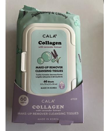 Cala Makeup Remover Cleansing Tissues Collagen with Lavender Extract