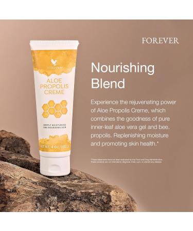 Forever Living - Aloe Propolis Creme Skin Nourishment with Aloe Vera and Bee Propolis Moisturizing Cream with Vitamins A E C 4 oz 4 Ounce (Pack of 1) - Buy Online on GoSupps.com