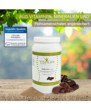 Buy Vitacare Daily One Protein Shake - Chocolate 630G Whey Protein Powder with Psyllium for Optimal Fitness - International Shipping Available - Buy Online on GoSupps.com