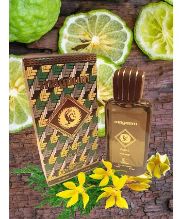 POUR HOMME MAGNUM EAU DE PARFUM 3.4 FL. Oz. Floral Woody Musk fragrance for Men. - Buy Online on GoSupps.com