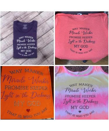 JAJADO Waymaker Bible Verse Silk Screen Stencils - Reusable Self-Adhesive for T-Shirt Printing and DIY Home Decor - Buy Online on GoSupps.com