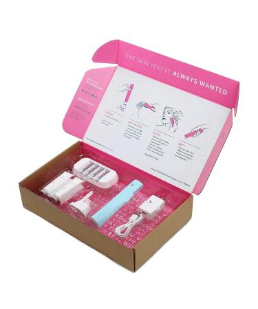 DERMAFLASH ONE Device - Exfoliating & Hair Removal Tool - Sonic Dermaplaning - Blue - Buy Online on GoSupps.com
