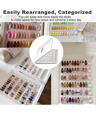 Nail Display Book C8 - 120 Color Swatch Board for Gel Polish Samples - Nail Technician Must-Have - Buy Online on GoSupps.com