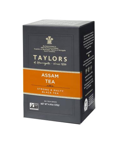 Taylors of Harrogate Pure Assam, 50 Teabags Assam 50 Count (Pack of 1)