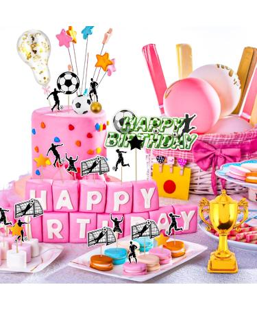 29 Pieces Soccer Cake Topper Soccer Ball Player Cake Decorations Soccer Figurine Soccer Birthday Cake Decoration for Boys Birthday Decorations Sports Themed Party Decorations Supplies - Buy Online on GoSupps.com