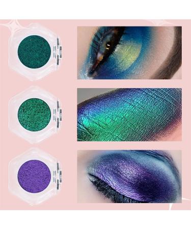 Eyeshadow Eyeshadow Eyeshadow Single Duo Chrome Eyeshadows by Nichole(11#) - Buy Online on GoSupps.com