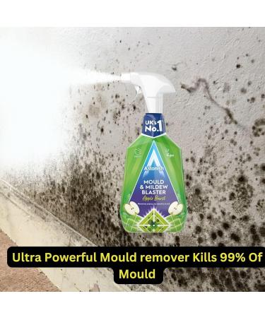 Mould Remover Spray Set - Bundle Includes Astonish Mould and Mildew Remover Spray and Pack of 3 Microfibre Cloths set - Black Mould Remover Kit - Buy Online on GoSupps.com