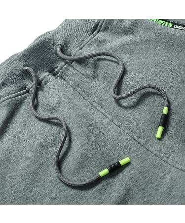 Buy ZOXOZ Men's Summer Cotton Shorts with Zipper Pockets - Gray XL | International Shipping Available - Buy Online on GoSupps.com