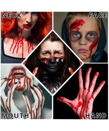 Ultimate Halloween Makeup Kit | Washable Fake Blood Spray & Gel | Special Effects Vampire & Zombie SFX Cosplay - Buy Online on GoSupps.com