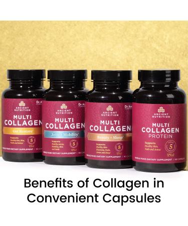 Ancient Nutrition Multi Collagen Gut Restore - 90 Capsules | Dr. Axe - Buy Online on GoSupps.com