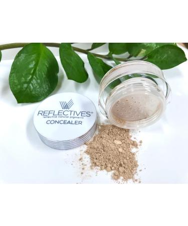 Reflective Mineral Concealer Powder - Natural Primer for Dark Circles & Skin Redness | Lightweight Coverage for Face & Neck - Buy Online on GoSupps.com