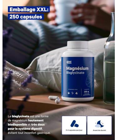 Magnesium Bisglycinate 2.000mg | MAX Absorption No Laxative Effects | Repairing Sleep & Energy Reduced Anxiety Bone & Muscle Support Concentration - Buy Online on GoSupps.com