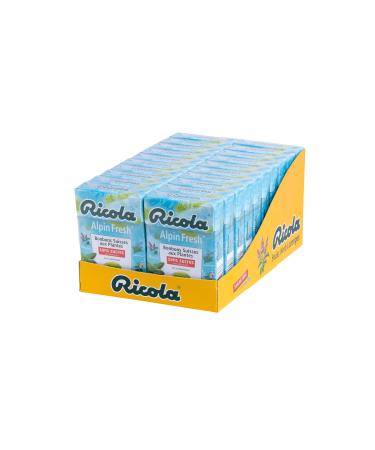 Ricola - Sweets with Swiss Plants - Fresh Alpine Fragrance - Refreshing - Sugar Free - Pack of 20 boxes of 50g