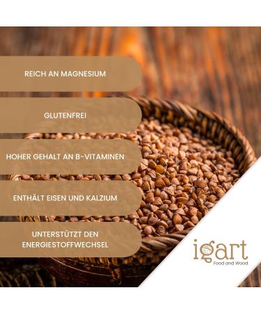  IGART IGART Roasted Buckwheat 5kg | Delicious | Source of Fiber | Source of Protein | Superior Quality - Buy Online on GoSupps.com