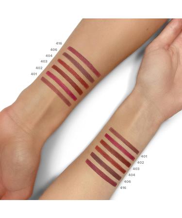 Lamel Vibrant Long-Lasting Lip Pencil - Trendy Light Plum Shade (1.7g / 0.06oz) Compact Design - Buy Online on GoSupps.com
