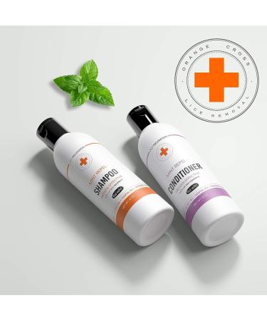 Orange Cross Lice Removal Mint Shampoo - Natural DIY Lice Prevention for Kids & Adults (8 Oz) - Buy Online on GoSupps.com