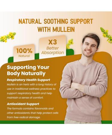 Mullein with Peppermint Ginger & Licorice Advanced Formula Respiratory Support Immunity Support & Lung Detox & Cleanse* Net Wt. 2.0 fl oz (60ml) 60 ml (pack of 1) - Buy Online on GoSupps.com