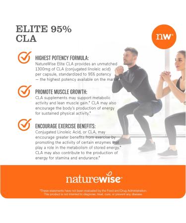 NatureWise 1 CLA 1300 - Non-Stimulating Non-GMO - 90 Softgels 30-Day Supply + 1 Liver Balance - Milk Thistle Dandelion Turmeric - 120 Capsules 60-Day Supply  - Buy Online on GoSupps.com