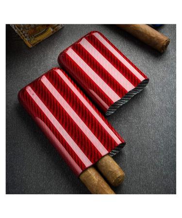 Cigar Box Portable Cigar Case Humidors Travel Cigar Humidor Box Cigar Storage Box Holds up to 3 Cigars Carbon Brazing Material Great Gift Kit for Travel Business - Buy Online on GoSupps.com