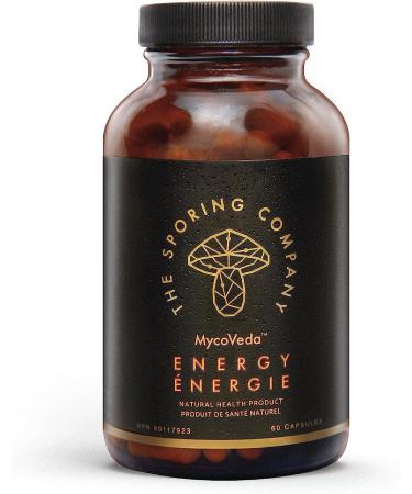 The Sporing Company Mycoveda Energy - Stamina Boost and Endurance with Cordyceps Ashwagandha Guarana