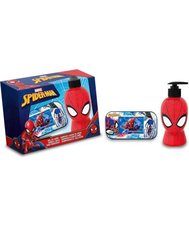 Spiderman 3D Bubble Bath Gift Set 300ml and Water Feature - Buy Online on GoSupps.com