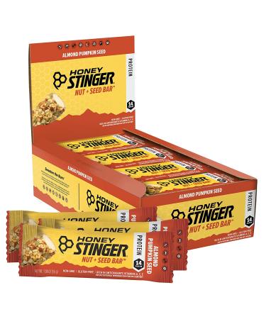 Honey Stinger Nut + Seed Bar | Almond Pumpkin Seed | Protein Packed Food for Exercise  Endurance  Performance and Recovery | Sports Nutrition Snack Bar for Home & Gym  Post Workout | Box of 12 - Buy Online on GoSupps.com