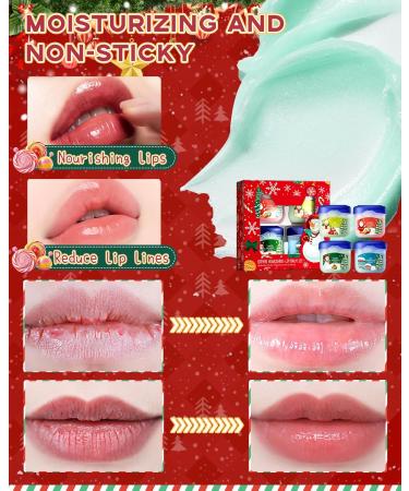 Christmas Lip Balm Set-4Pcs Lip Moisturizer Repair Nourishing Lip Mask Deep Hydrating Softening for Dry Cracked Lip Lip Moisturizer Overnight Reduces Lip Line Lip Scrub Lip Care Gift Kit for Women Men 1 count (Pack of 4) - Buy Online on GoSupps.com